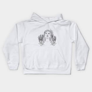 Goddess of the Green Kids Hoodie